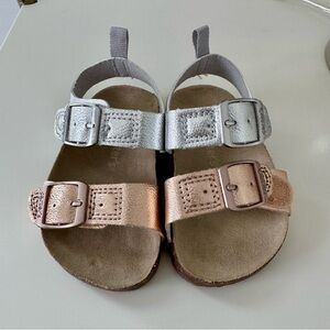 Carters Metallic Sandals, Toddler Size 4